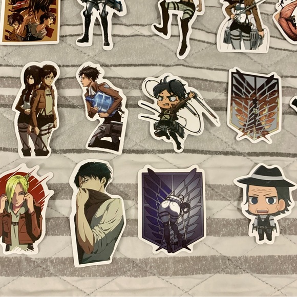 Attack on Titan Random Stickers Lot of 100 - Picture 13 of 15